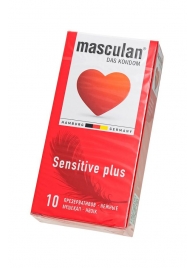 Презервативы Masculan Sensitive plus - 10 шт. - Masculan - купить с доставкой в Костроме