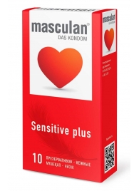 Презервативы Masculan Sensitive plus - 10 шт. - Masculan - купить с доставкой в Костроме