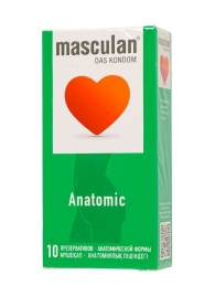Презервативы анатомической формы Masculan Anatomic - 10 шт. - Masculan - купить с доставкой в Костроме