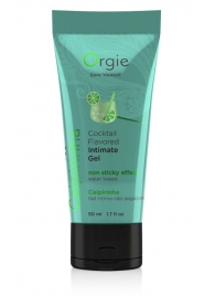 Съедобный интимный гель Orgie Lube Tube Cocktail Caipirinha - 50 мл. - ORGIE - купить с доставкой в Костроме