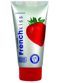 Съедобный лубрикант Frenchkiss с ароматом клубники - 75 мл. - Joy Division - купить с доставкой в Костроме