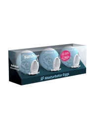 Набор из 3 мастурбаторов-яиц Satisfyer Savage - Satisfyer - в Костроме купить с доставкой