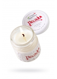 Массажная свеча Brandy   Pear - 35 мл. - Pecado - купить с доставкой в Костроме