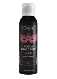 Хрустящая пенка для массажа Orgie Acqua Croccante Sakura с ароматом сакуры - 150 мл. - ORGIE - купить с доставкой в Костроме