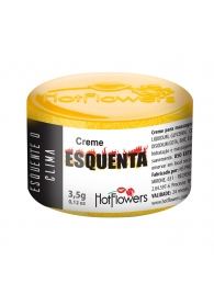 Возбуждающий крем Esquenta с разогревающим эффектом - 3,5 гр. - HotFlowers - купить с доставкой в Костроме