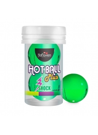 Лубрикант на силиконовой основе Hot Ball Plus с покалывающим эффектом (2 шарика по 3 гр.) - HotFlowers - купить с доставкой в Костроме