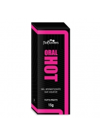 Гель для оральных ласк Oral Hot с согревающим эффектом - 15 гр. - HotFlowers - купить с доставкой в Костроме