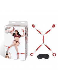 Красная фиксация на матрас Classic Bedspreader - Lux Fetish - купить с доставкой в Костроме