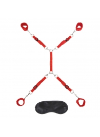 Красная фиксация на матрас Classic Bedspreader - Lux Fetish - купить с доставкой в Костроме