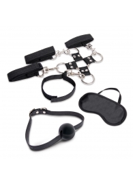 Набор для фиксации из 7 предметов Hogtie   Ball Gag Kit - Lux Fetish - купить с доставкой в Костроме
