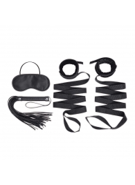 Эротический набор 4PC Bondage Bed Strap   Flogger Kit - Lux Fetish - купить с доставкой в Костроме