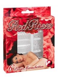 Набор из 6 насадок с шипиками Red Roses - Orion - в Костроме купить с доставкой
