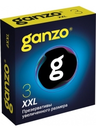 Презервативы увеличенного размера Ganzo XXL - 3 шт. - Ganzo - купить с доставкой в Костроме