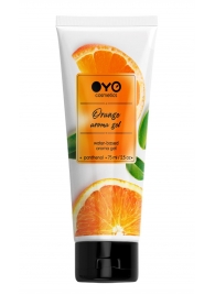 Лубрикант на водной основе OYO Aroma Gel Orange с ароматом апельсина - 75 мл. - OYO - купить с доставкой в Костроме