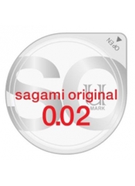 Ультратонкий презерватив Sagami Original - 1 шт. - Sagami - купить с доставкой в Костроме