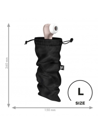 Черный мешочек для хранения игрушек Treasure Bag L - Satisfyer - купить с доставкой в Костроме