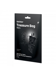 Черный мешочек для хранения игрушек Treasure Bag L - Satisfyer - купить с доставкой в Костроме