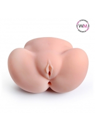 Реалистичный мастурбатор с двумя функциональными отверстиями - Erowoman-Eroman - в Костроме купить с доставкой