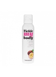 Массажная хрустящая пенка Tickle my body с ароматом маракуйи - 150 мл. - Love to Love - купить с доставкой в Костроме