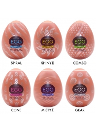 Набор из 6 мастурбаторов-яиц Tenga Egg Variety Pack V - Tenga - в Костроме купить с доставкой