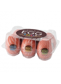 Набор из 6 мастурбаторов-яиц Tenga Egg Variety Pack V - Tenga - в Костроме купить с доставкой