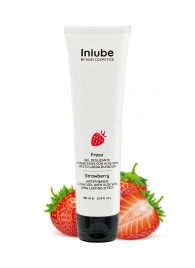 Лубрикант на водной основе Nuei Inlube с алоэ вера и ароматом клубники - 100 мл. - Nuei cosmetics - купить с доставкой в Костроме
