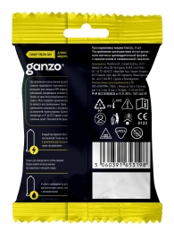 Ультратонкие презервативы Ganzo Ultra thin в мягкой упаковке - 3 шт. - Ganzo - купить с доставкой в Костроме