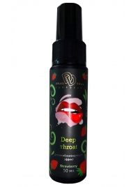 Спрей для горла Deep Throat с десенсибилизирующим эффектом и вкусом клубники - 50 мл. - БиоМед - купить с доставкой в Костроме