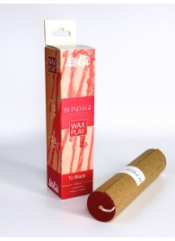 Низкотемпературная свеча для тактильной практики Wax Play To Blaze - Lola Games - купить с доставкой в Костроме
