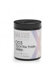 Экстремально тонкие презервативы MAXUS 003 Extra Thin - 15 шт. - Maxus - купить с доставкой в Костроме