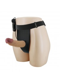 Полый вибрострапон на регулируемых трусиках Draven - 17,5 см. - Baile - купить с доставкой в Костроме