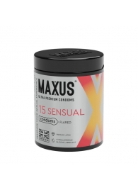 Анатомические презервативы MAXUS Sensual - 15 шт. - Maxus - купить с доставкой в Костроме