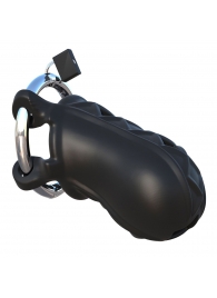 Черный замок верности Extreme Silicone Cock Blocker - Pipedream - купить с доставкой в Костроме