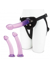 Тренировочный набор с тремя насадками Pegging Training Set - Lux Fetish - купить с доставкой в Костроме