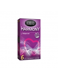 Презервативы с рёбрышками Domino Harmony - 6 шт. - Domino - купить с доставкой в Костроме