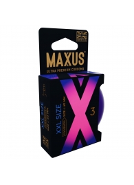 Презервативы Maxus XXL увеличенного размера - 3 шт. - Maxus - купить с доставкой в Костроме