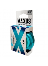 Презервативы Maxus G spot с двойной спиралью - 3 шт. - Maxus - купить с доставкой в Костроме