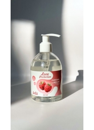 Лубрикант на водной основе Love Protection Raspberry с ароматом малины - 300 мл. - Lola Games - купить с доставкой в Костроме