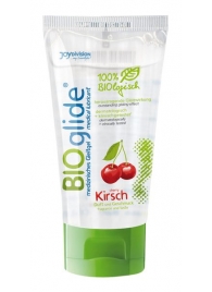Гель-лубрикант на водной основе с ароматом вишни BIOglide Kirsch - 80 мл. - Joy Division - купить с доставкой в Костроме