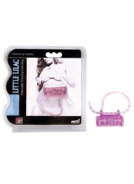 Эрекционное кольцо с вибратором LITTLE LILAC - Dream Toys - в Костроме купить с доставкой
