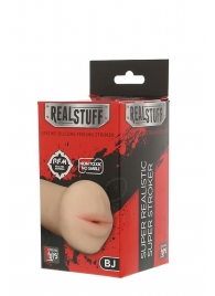 Нежный мастурбатор-ротик REALSTUFF 5INCH MASTURBATOR BJ - Dream Toys - в Костроме купить с доставкой
