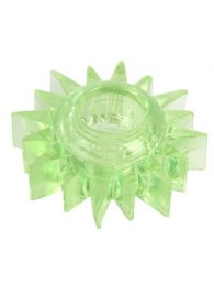 Зеленое эрекционное кольцо-солнце - Toyfa Basic - в Костроме купить с доставкой