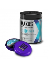 Гладкие презервативы Maxus G spot с двойной спиралью - 15 шт. - Maxus - купить с доставкой в Костроме