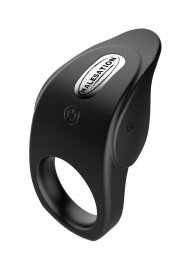 Черное эрекционное виброкольцо Vibro Lust Ring - MALESATION - в Костроме купить с доставкой