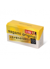 Презервативы увеличенного размера Sagami Original 0.02 XL-size - 12 шт. - Sagami - купить с доставкой в Костроме