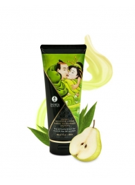 Массажный крем для тела с ароматом груши и зелёного чая Pear   Exotic Green Tea - 200 мл. - Shunga - купить с доставкой в Костроме