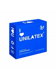 Классические презервативы Unilatex Natural Plain - 3 шт. - Unilatex - купить с доставкой в Костроме