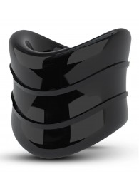 Черное эрекционное кольцо на мошонку Beef Ball Stretcher Snug X Long - Blush Novelties - в Костроме купить с доставкой