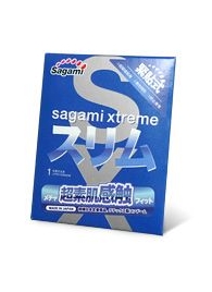 Презерватив Sagami Xtreme FEEL FIT 3D - 1 шт. - Sagami - купить с доставкой в Костроме