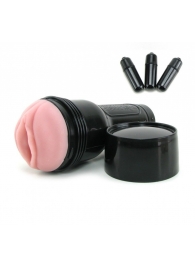 Мастурбатор-вагина Fleshlight - Vibro Pink Lady Touch с вибрацией - Fleshlight - в Костроме купить с доставкой